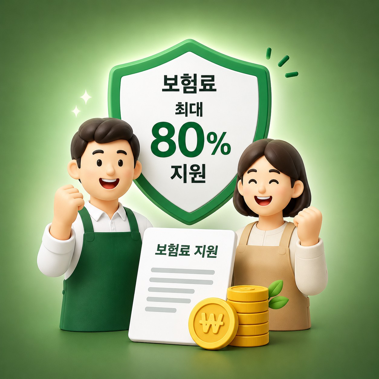 4대 보험료 절반 넘게 돌려받기